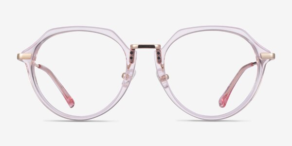 Tamara Clear Pink Acetate Eyeglass Frames