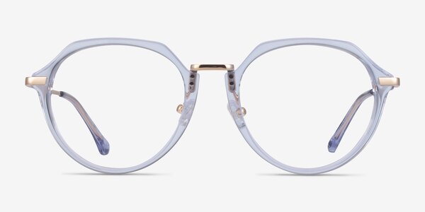 Tamara Clear Blue Acétate Montures de lunettes de vue