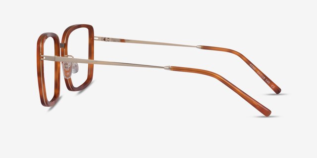 Remi Tortoise Gold AcetateEyeglass Frames from EyeBuyDirect, Side View