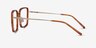 Remi Tortoise Gold AcetateEyeglass Frames from EyeBuyDirect, Side View