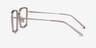 Remi Champagne Gold AcetateEyeglass Frames from EyeBuyDirect, Side View