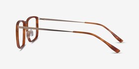 Kairo Tortoise Gold Acétate Montures de lunettes de vue d'EyeBuyDirect, Vue de Côté