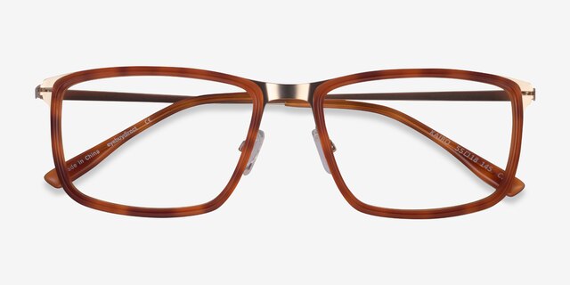 Kairo Tortoise Gold AcetateEyeglass Frames from EyeBuyDirect, Closed View