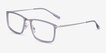 Kairo Clear Gray Silver AcetateEyeglass Frames from EyeBuyDirect, Angle View