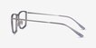 Kairo Clear Gray Silver AcetateEyeglass Frames from EyeBuyDirect, Side View