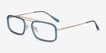 Watson Teal Gold AcetateEyeglass Frames from EyeBuyDirect, Angle View