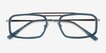 Watson Teal Gold AcetateEyeglass Frames from EyeBuyDirect, Closed View