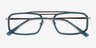 Watson Teal  Gold AcetateEyeglass Frames from EyeBuyDirect, Closed View