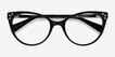 Beauty Black Acetate, MetalEyeglass Frames from EyeBuyDirect, Closed View