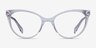 Beauty Clear Acetate-metalEyeglass Frames from EyeBuyDirect, Front View