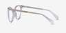 Beauty Clear Acetate-metalEyeglass Frames from EyeBuyDirect, Side View