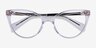 Beauty Clear Acetate-metalEyeglass Frames from EyeBuyDirect, Closed View