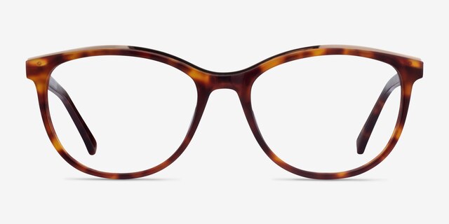 Glam Tortoise Acetate-metalEyeglass Frames from EyeBuyDirect, Front View