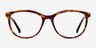 Glam Tortoise Acetate-metalEyeglass Frames from EyeBuyDirect, Front View