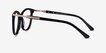 Glam Black Acetate, MetalEyeglass Frames from EyeBuyDirect, Side View
