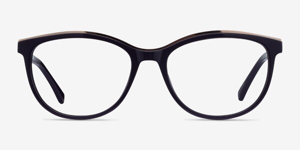 Glam Purple Acetate-metal Eyeglass Frames