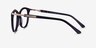 Glam Purple Acetate-metalEyeglass Frames from EyeBuyDirect, Side View
