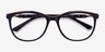 Glam Purple Acetate-metalEyeglass Frames from EyeBuyDirect, Closed View