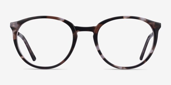 Mindful Ivory Tortoise Silver Acetate Eyeglass Frames