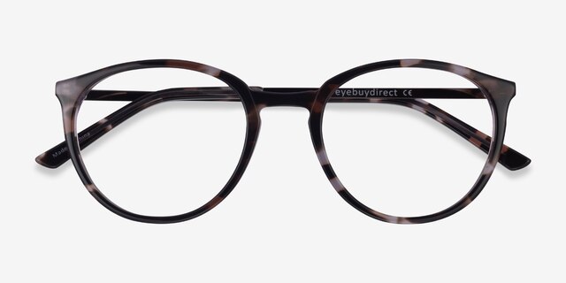 Mindful Ivory Tortoise AcetateEyeglass Frames from EyeBuyDirect, Closed View