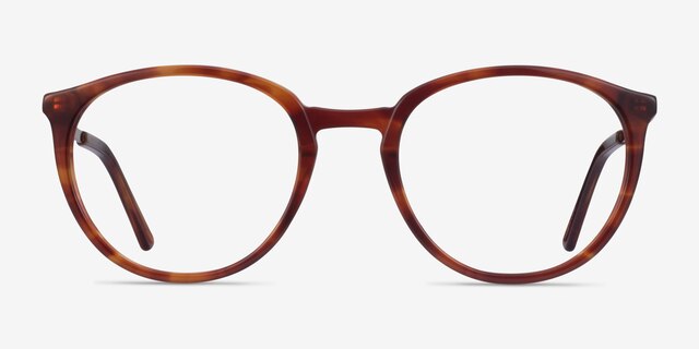 Mindful Tortoise AcetateEyeglass Frames from EyeBuyDirect, Front View