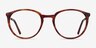 Mindful Tortoise AcetateEyeglass Frames from EyeBuyDirect, Front View