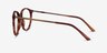 Mindful Tortoise AcetateEyeglass Frames from EyeBuyDirect, Side View