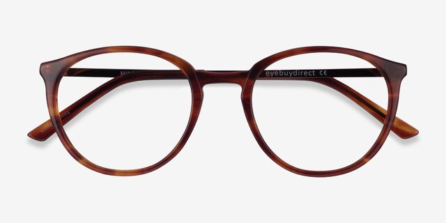 Mindful Tortoise AcetateEyeglass Frames from EyeBuyDirect, Closed View