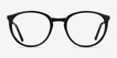 Mindful Black AcetateEyeglass Frames from EyeBuyDirect, Front View