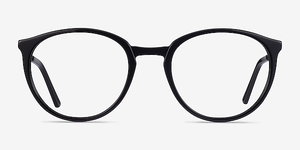 Mindful Black Gold Acetate Eyeglass Frames