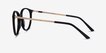 Mindful Black AcetateEyeglass Frames from EyeBuyDirect, Side View