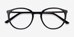 Mindful Black AcetateEyeglass Frames from EyeBuyDirect, Closed View