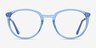 Mindful Blue AcetateEyeglass Frames from EyeBuyDirect, Front View