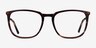 Domenico Tortoise  Gold AcetateEyeglass Frames from EyeBuyDirect, Front View