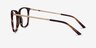 Domenico Tortoise  Gold AcetateEyeglass Frames from EyeBuyDirect, Side View