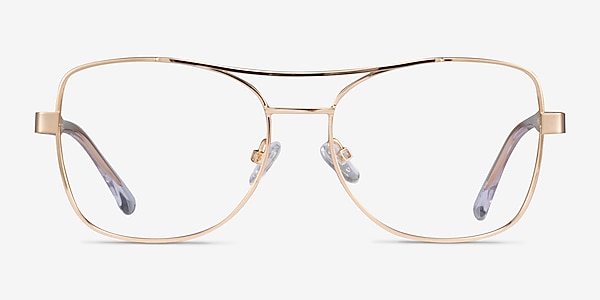 Romina Gold Acetate Eyeglass Frames