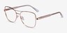 Romina Rose Gold AcetateEyeglass Frames from EyeBuyDirect, Angle View