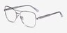 Romina Silver AcetateEyeglass Frames from EyeBuyDirect, Angle View