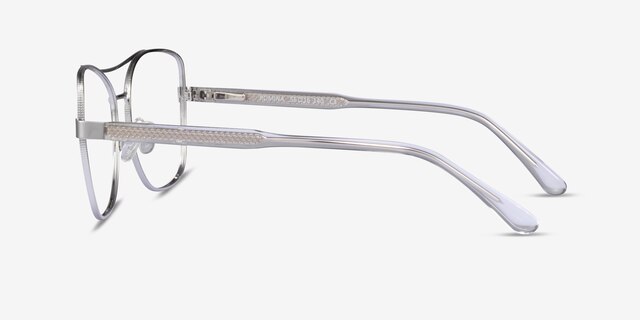Romina Silver AcetateEyeglass Frames from EyeBuyDirect, Side View