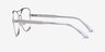Romina Silver AcetateEyeglass Frames from EyeBuyDirect, Side View