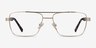 Colton Gold, Clear & Tortoise AcetateEyeglass Frames from EyeBuyDirect, Front View