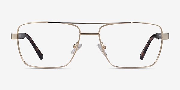 Colton Gold, Clear & Tortoise Acetate Eyeglass Frames