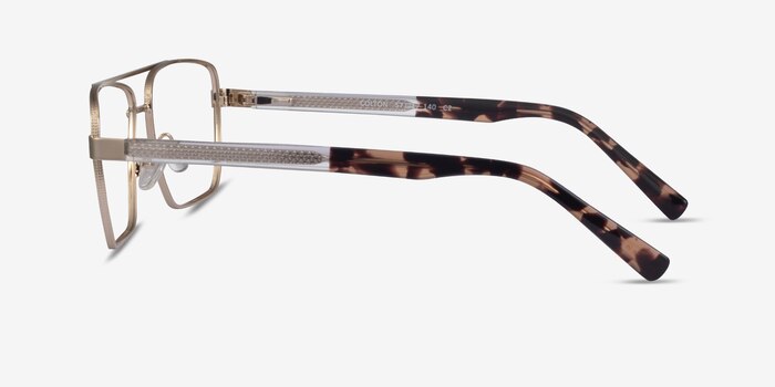 Colton Gold, Clear & Tortoise Acetate Eyeglass Frames from EyeBuyDirect