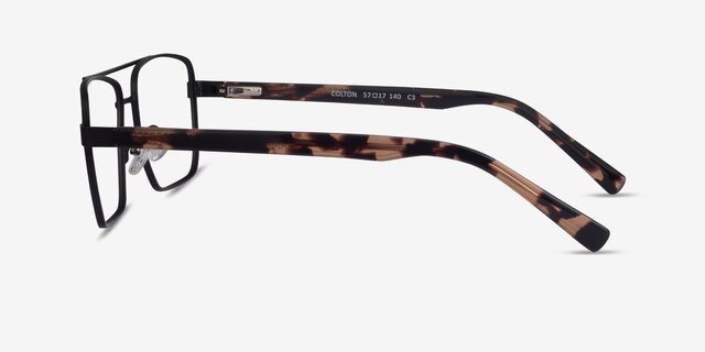 Colton Black & Tortoise AcetateEyeglass Frames from EyeBuyDirect, Side View