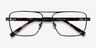 Colton Black & Tortoise AcetateEyeglass Frames from EyeBuyDirect, Closed View