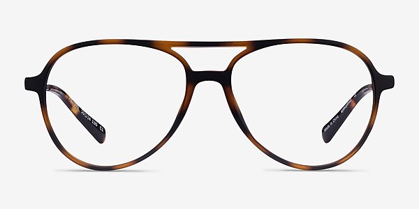 Picture Matte Tortoise   Silver Plastic-metal Eyeglass Frames