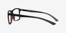 Medium Café PlastiqueMontures de lunettes de vue d'EyeBuyDirect, Vue de Côté