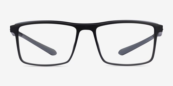Medium Gray Plastic Eyeglass Frames