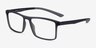 Medium Gray PlasticEyeglass Frames from EyeBuyDirect, Angle View