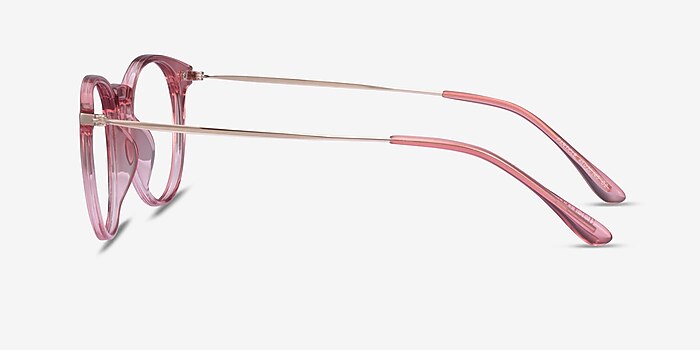 Particle Clear Pink & Rose Gold Plastic-metal Eyeglass Frames from EyeBuyDirect
